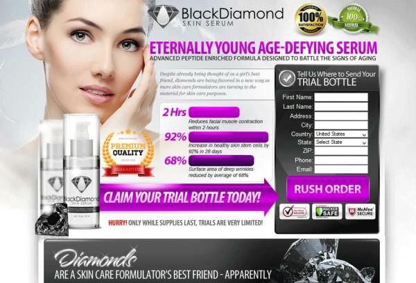 Black diamond skin serum reviews